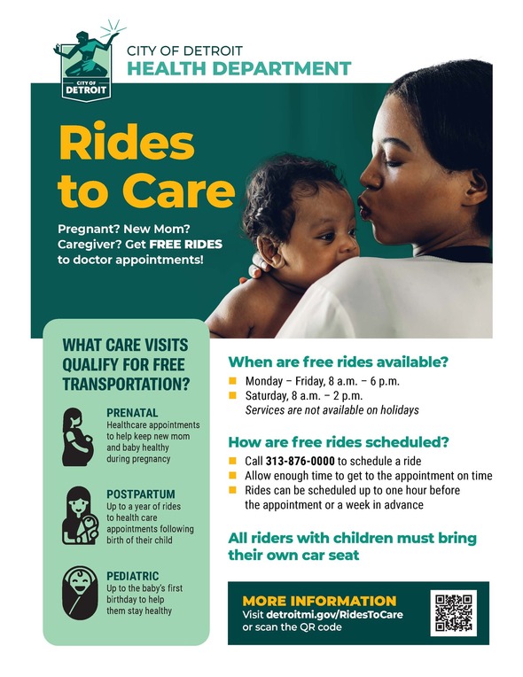 “Rides to Care” offers free transportation to doctor visits for all new